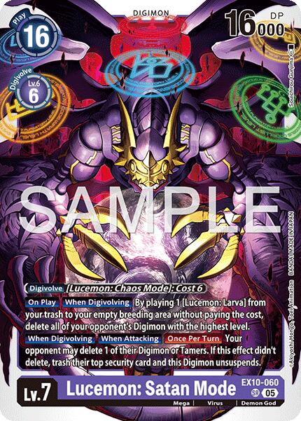 Lucemon: Satan Mode [EX10-060] [Sinister Order] Foil
