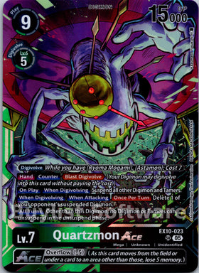 Quartzmon ACE [EX10-023] [Sinister Order] Foil