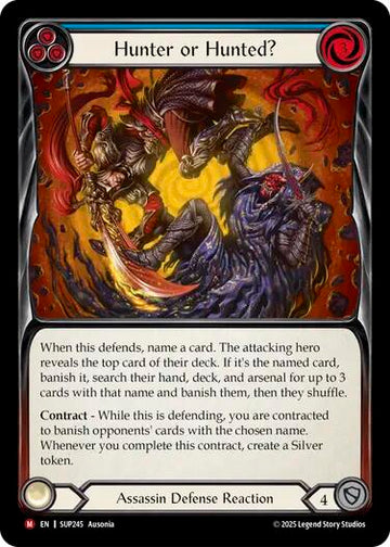 Hunter or Hunted? [SUP245] [Super Slam] Rainbow Foil