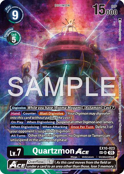 Quartzmon ACE (SP) [EX10-023] [Sinister Order] Foil