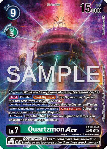 Quartzmon ACE (SP) [EX10-023] [Sinister Order] Foil