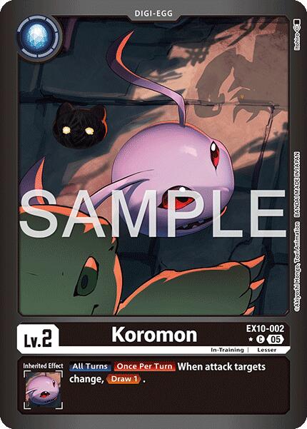 Koromon (Limited Foil) [EX10-002 C] [Sinister Order] Foil