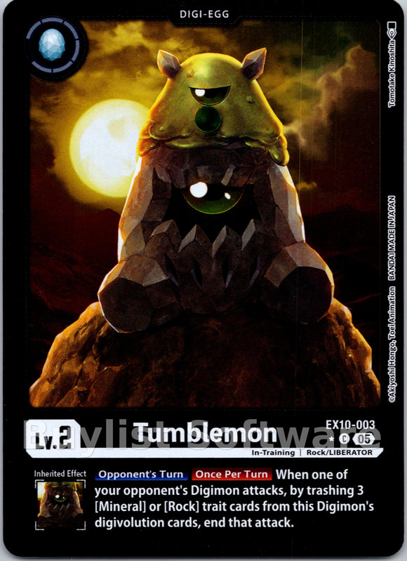 Tumblemon (Limited Foil) [EX10-003] [Sinister Order] Foil