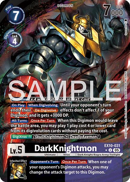 DarkKnightmon (Alternate Art) [EX10-031] [Sinister Order] Foil