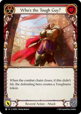 Who's the Tough Guy? (Red) [SUP052] [Super Slam] Rainbow Foil