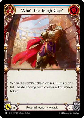 Who's the Tough Guy? (Blue) [SUP054] [Super Slam] Rainbow Foil