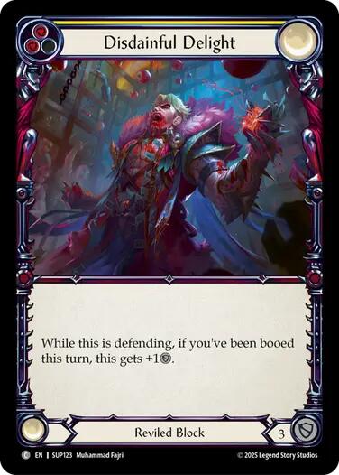 Disdainful Delight [SUP123] [Super Slam] Rainbow Foil
