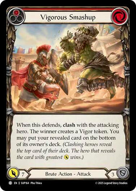 Vigorous Smashup (Red) [SUP164] [Super Slam] Rainbow Foil