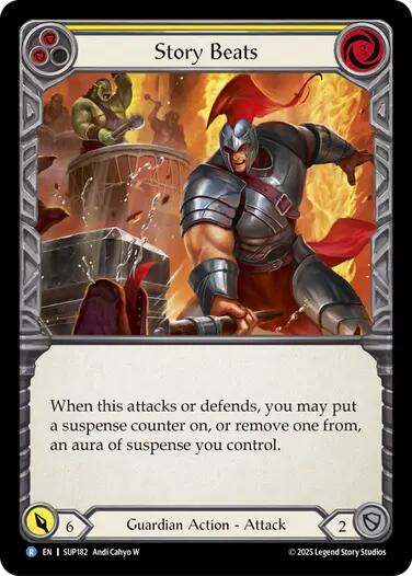 Story Beats (Yellow) [SUP182] [Super Slam] Rainbow Foil