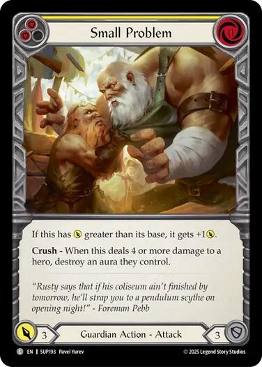 Small Problem [SUP193] [Super Slam] Rainbow Foil