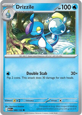 Drizzile [040/132] [Mega Evolution] Reverse Holofoil