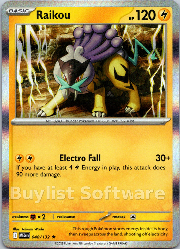 Raikou [048/132] [Mega Evolution] Reverse Holofoil