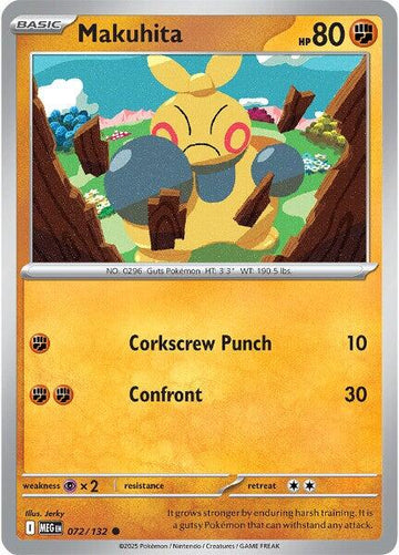 Makuhita [072/132] [Mega Evolution] Reverse Holofoil