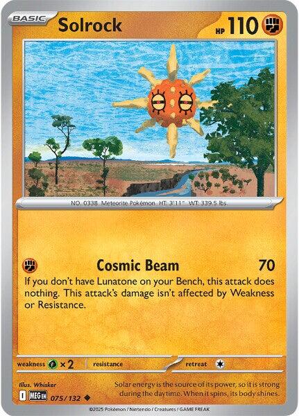 Solrock [075/132] [Mega Evolution] Reverse Holofoil