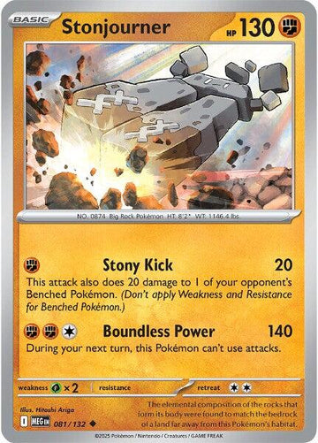 Stonjourner [081/132] [Mega Evolution] Reverse Holofoil
