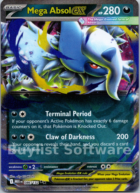 Mega Absol ex [086/132] [Mega Evolution] Holofoil