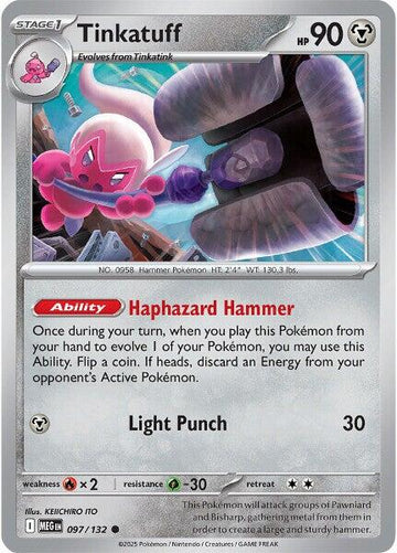 Tinkatuff [097/132] [Mega Evolution] Reverse Holofoil