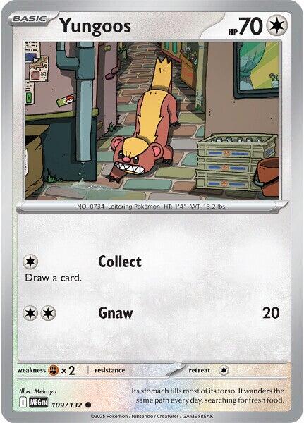 Yungoos [109/132] [Mega Evolution] Reverse Holofoil