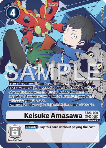 Keisuke Amasawa (SP) [BT23-090] [Hackers' Slumber] Foil