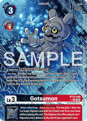 Gotsumon (Hacker's Slumber Box Promotion Pack) [BT23-048 U] [Hackers' Slumber] Foil