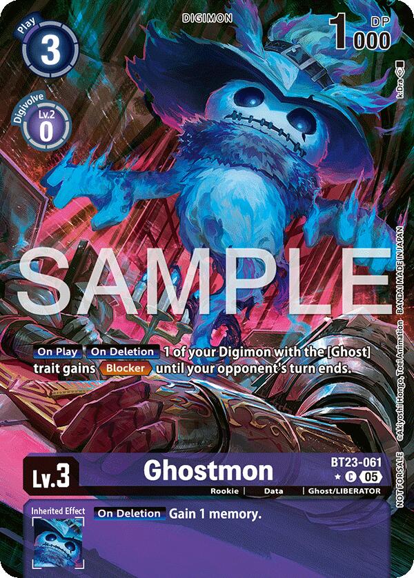Ghostmon (Hacker's Slumber Box Promotion Pack) [BT23-061] [Hackers' Slumber] Foil