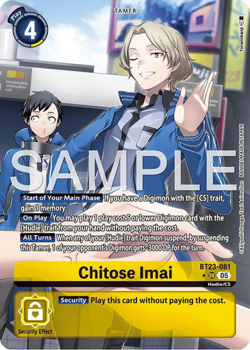 Chitose Imai (Alternate Art) [BT23-081] [Hackers' Slumber] Foil
