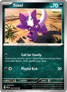 Toxel [067/094] [Phantasmal Flames]