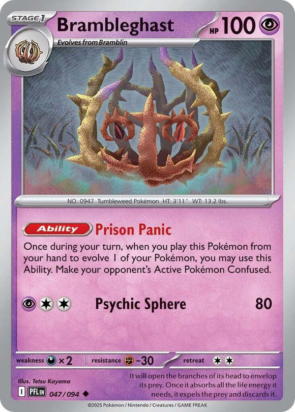 Brambleghast [047/094] [Phantasmal Flames] Reverse Holofoil