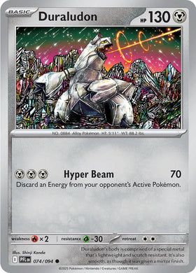 Duraludon [074/094] [Phantasmal Flames] Reverse Holofoil