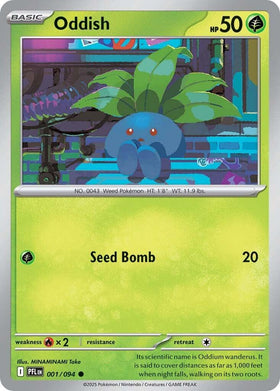 Oddish [001/094] [Phantasmal Flames] Reverse Holofoil