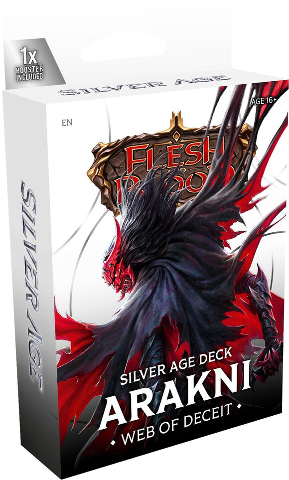 Flesh & Blood: Silver Age Deck - Arakni, Web of Deceit (Chaos Assassin)