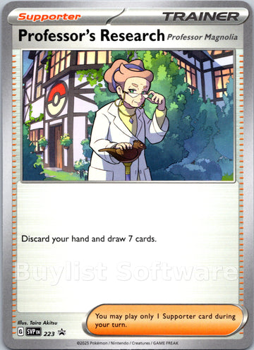Professor's Research [223] [Scarlet & Violet Promo Cards]
