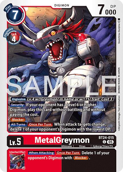 MetalGreymon [BT24-015 C] [Time Stranger]
