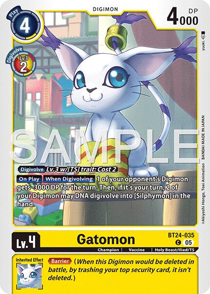 Gatomon [BT24-035 C] [Time Stranger]