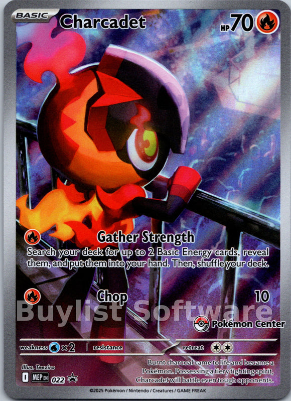 Charcadet (Pokemon Center Exclusive) [022] [Mega Evolution Promo] Holofoil