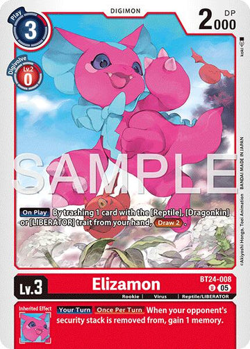 Elizamon [BT24-008 C] [Time Stranger]