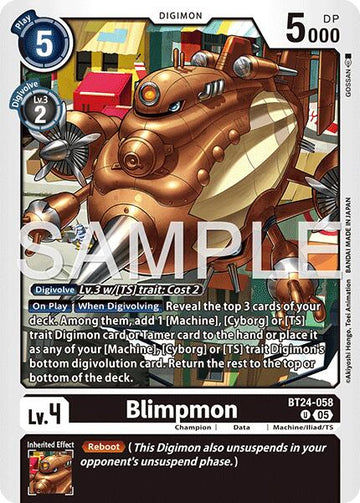 Blimpmon [BT24-058 U] [Time Stranger]