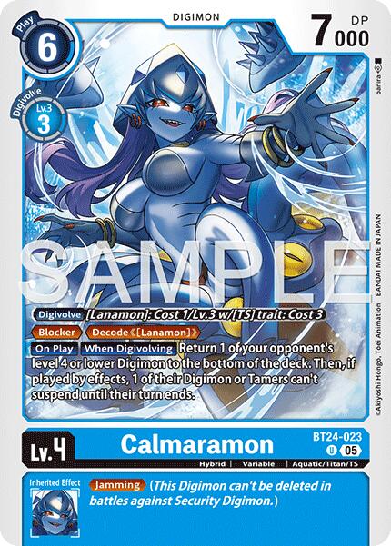 Calmaramon [BT24-023 U] [Time Stranger]