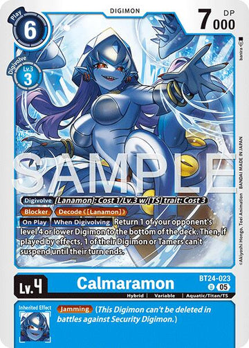 Calmaramon [BT24-023 U] [Time Stranger]