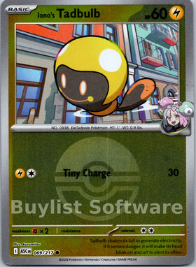 Iono's Tadbulb (Poke Ball)