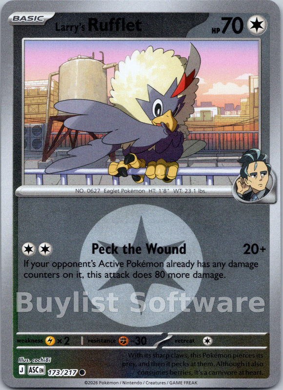 Larry's Rufflet (Energy Symbol Pattern)
