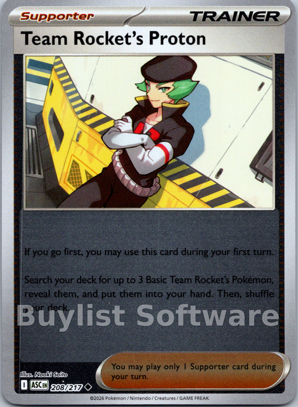 Team Rocket's Proton