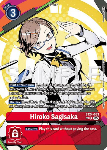 Hiroko Sagisaka (SP) [BT24-083] [Time Stranger] Foil