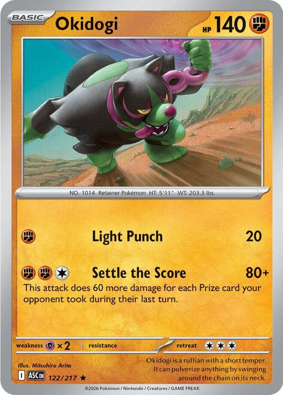 Okidogi [122/217] [Ascended Heroes] Reverse Holofoil