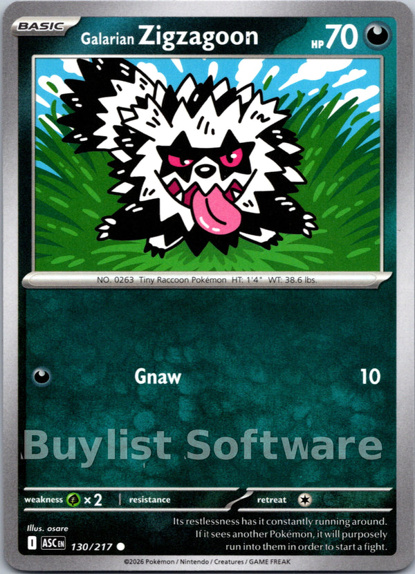 Galarian Zigzagoon [130/217] [Ascended Heroes]