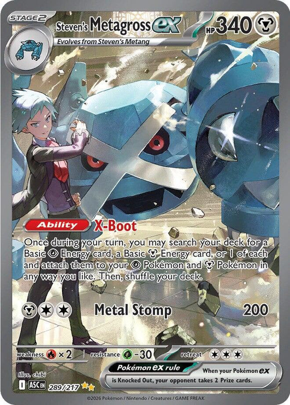 Steven's Metagross ex [289/217] [Ascended Heroes] Holofoil
