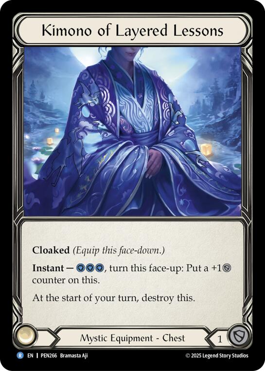 Kimono Of Layered Lessons
