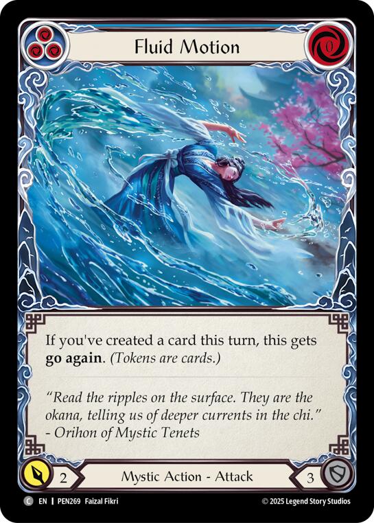Fluid Motion (Blue)