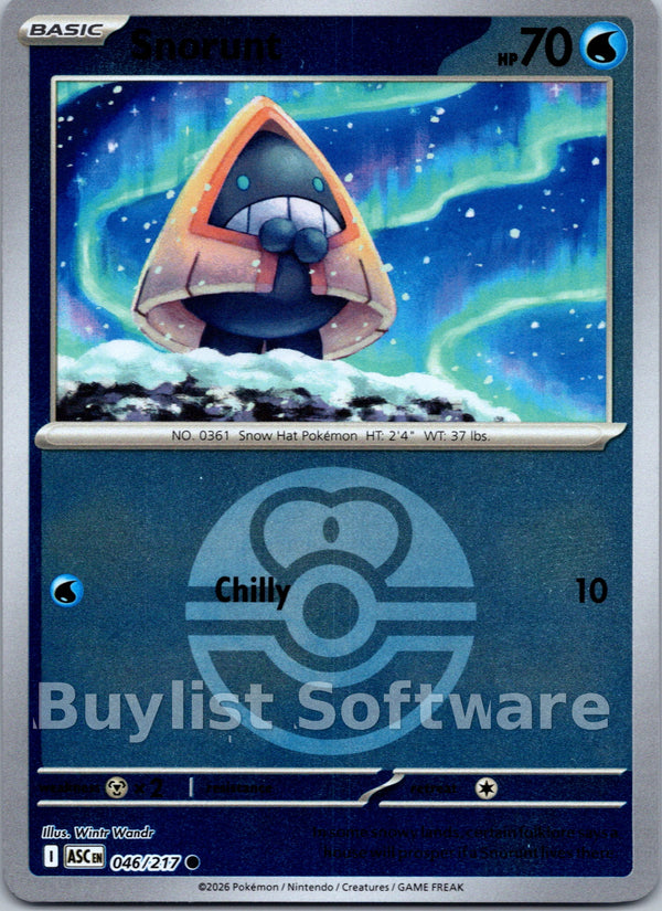 Snorunt (Love Ball) [046/217] [Ascended Heroes] Reverse Holofoil