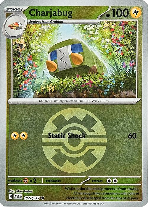 Charjabug (Quick Ball) [065/217] [Ascended Heroes] Reverse Holofoil